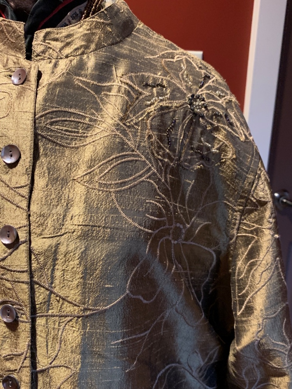 Classic modern flowing long blazer - Picture 2 of 4